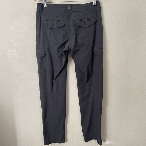 Kuhl Freeflex Roll-Up Pant Womens 4 Dark Grey Hiking Outdoors Activewear UPF - Picture 3 of 16